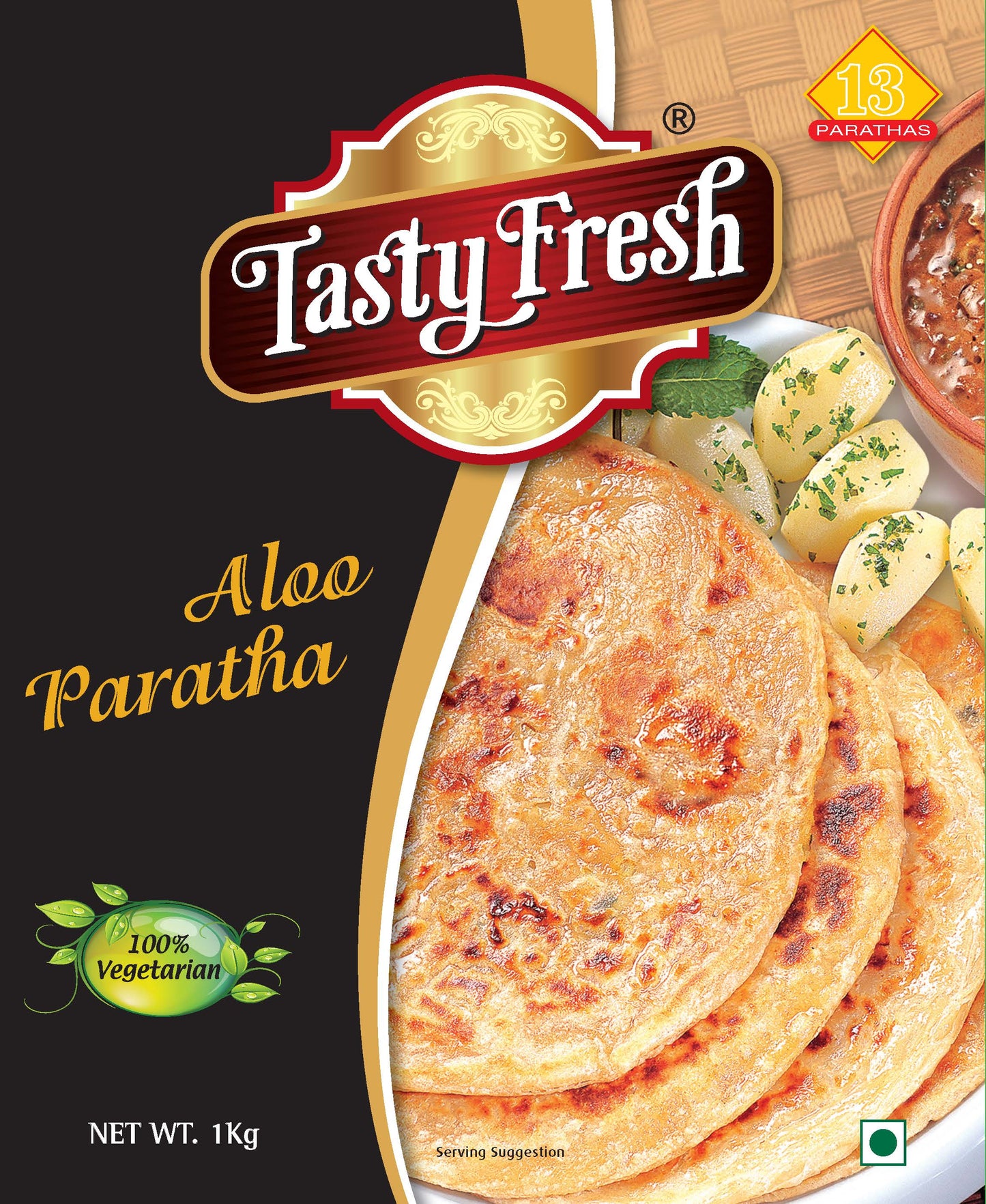 Frozen Aloo Paratha - 1KG